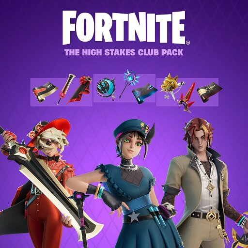 Fortnite Item Shop The High Stakes Club Pack