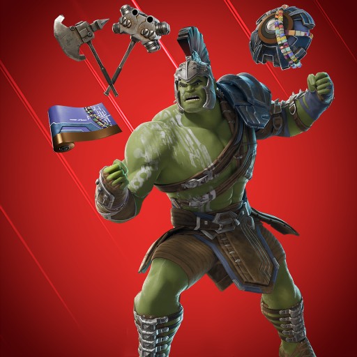 Fortnite Item Shop Sakaaran Champion Hulk Bundle