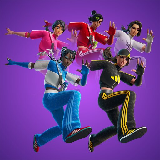 Three Stripe Squad Bundle - Fortnite Bundle - Fortnite.GG