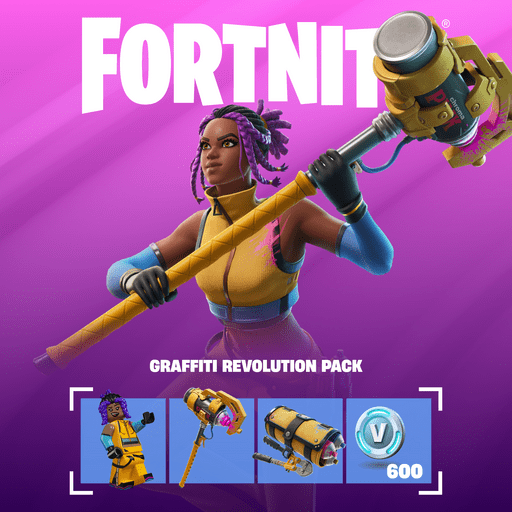 Fortnite Item Shop Graffiti Revolution Pack