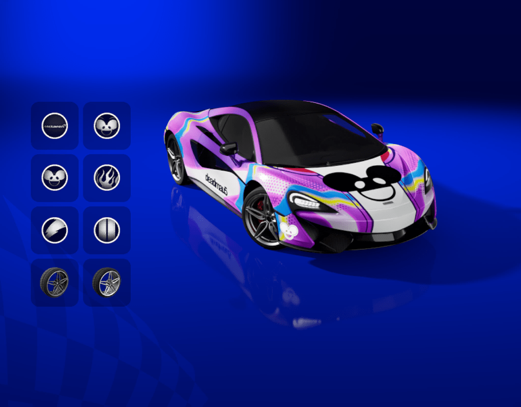 Fortnite Item Shop McLaren 570S + deadmau5 Bundle