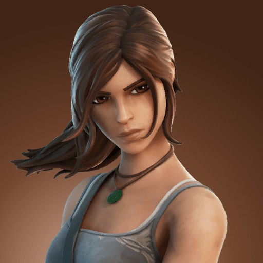 Lara Croft is still in the Top 5 most used skins in Fortnite, 2