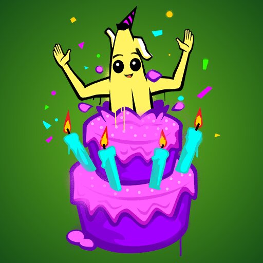 Peely Popper Fortnite Spray Fortnite.GG