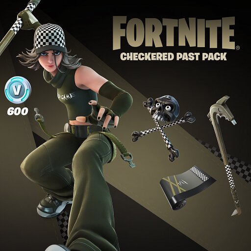 Fortnite Item Shop Checkered Past Pack
