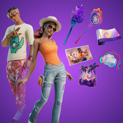 Vibing at Coachella Bundle - Fortnite Bundle - Fortnite.GG