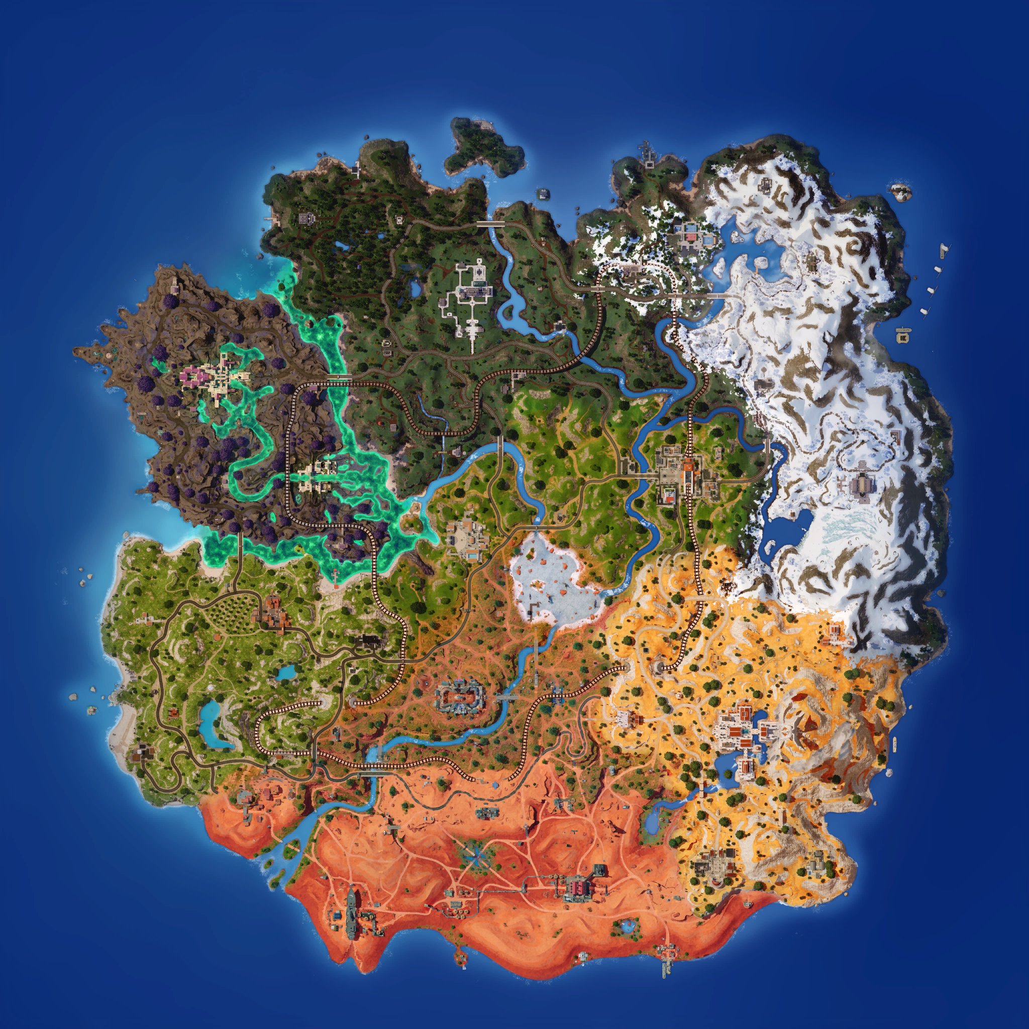 Map Evolution - Fortnite.GG