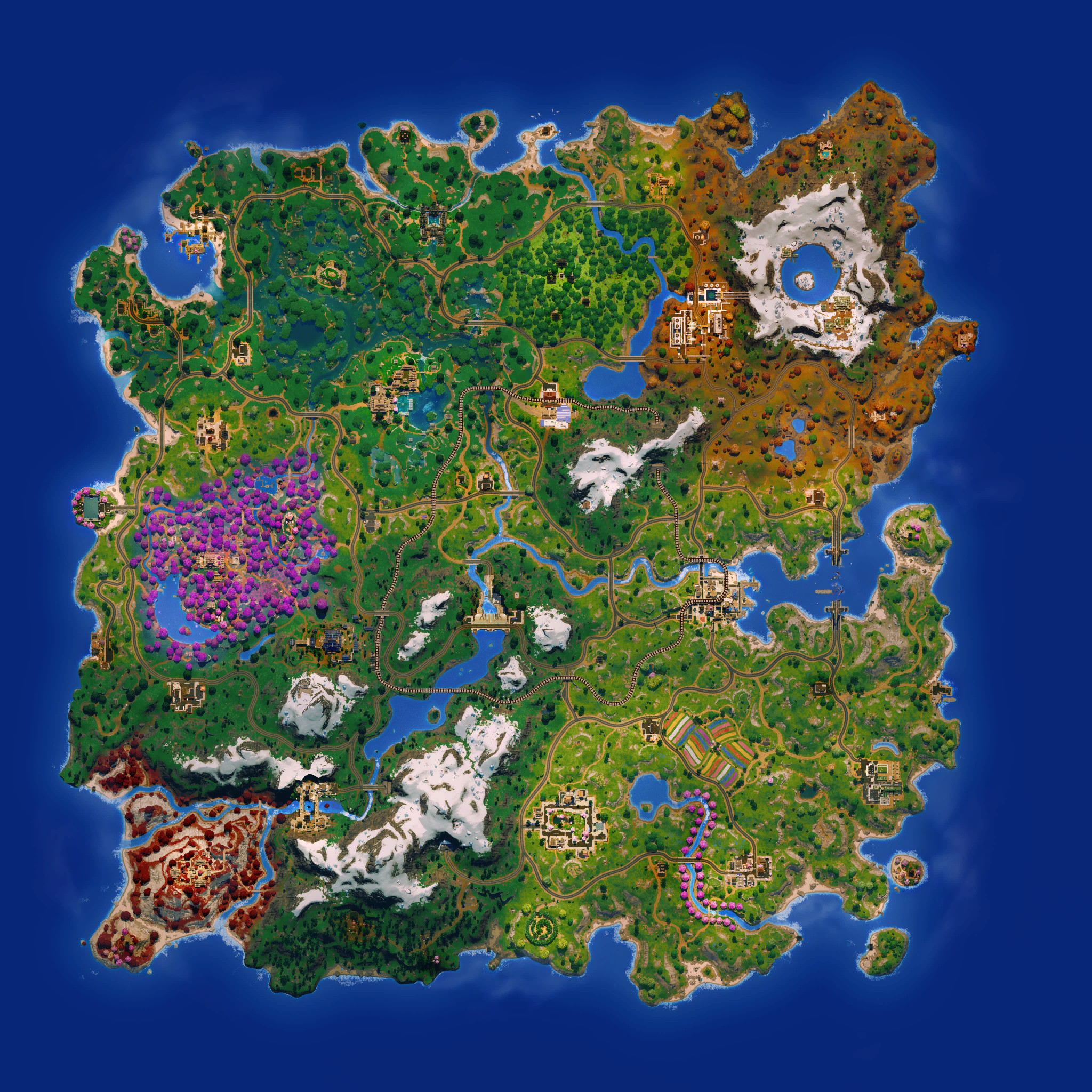 Map Evolution - Fortnite.GG
